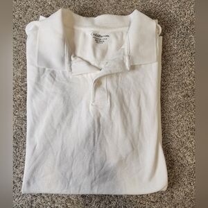 Mens White Polo Shirt 3XLT TALL